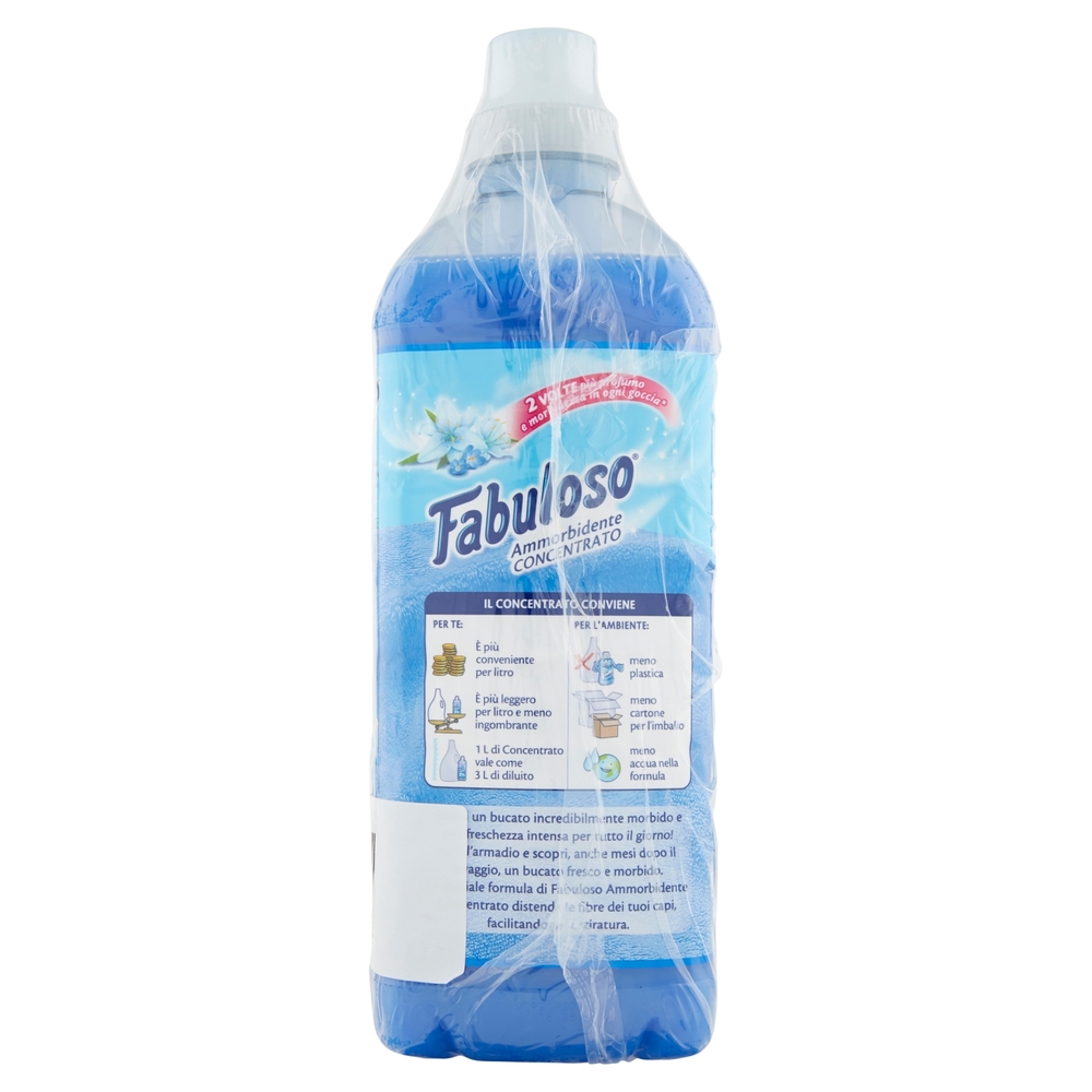 Fabuloso ammorbidente concentrato Fresco Mattino, maxi risparmio, 120 lavaggi, 3x1L Tripacco